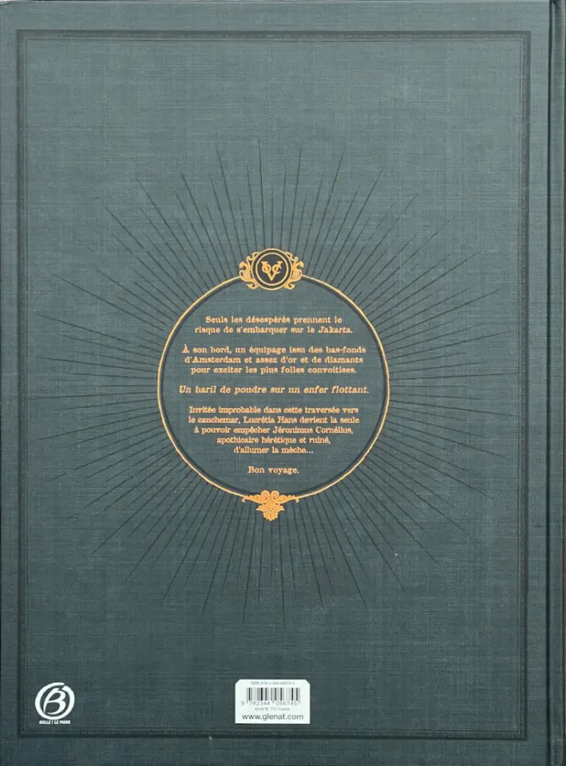 Verso de l'album 1629, ou l'effrayante histoire des naufragés du Jakarta Livre I L'Apothicaire du diable