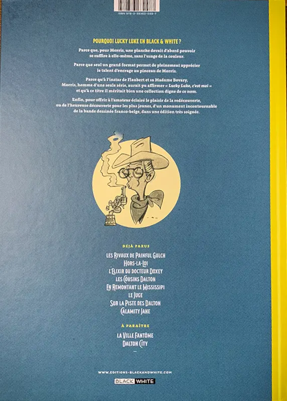 Verso de l'album Lucky Luke Tome 30 Calamity Jane