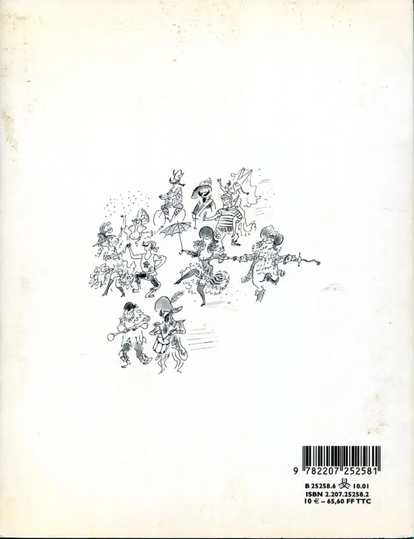 Verso de l'album Quelques... Quelques représentations