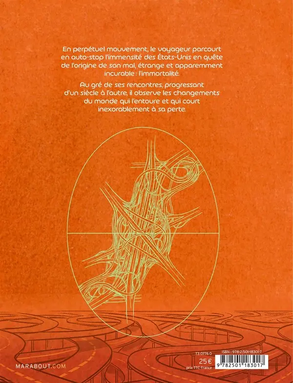 Verso de l'album Le Voyageur