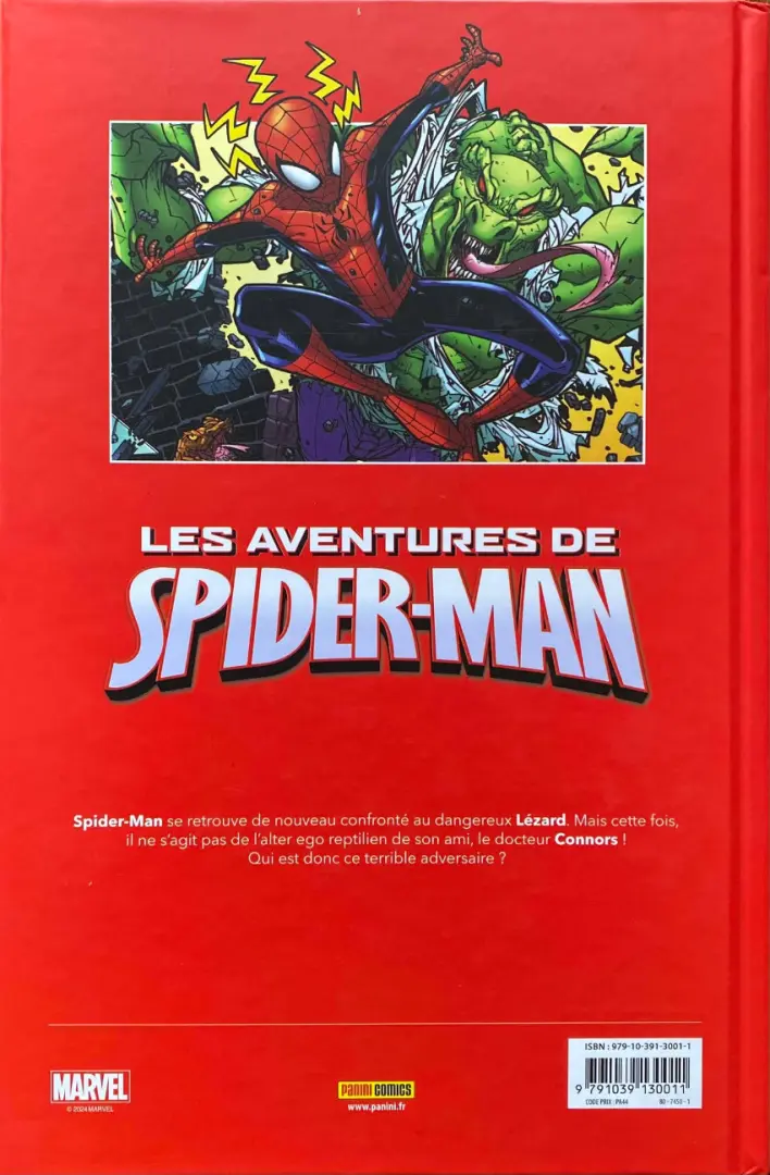 Verso de l'album Les aventures de Spider-Man 3 Le mal en grand