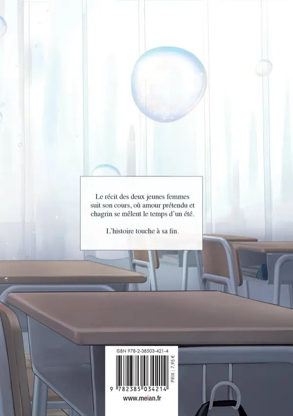 Verso de l'album Notre été éphémère 6