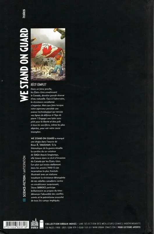 Verso de l'album We Stand On Guard De foi trempée