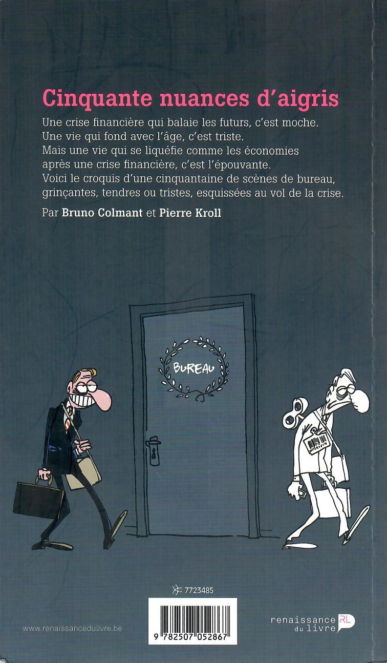 Verso de l'album Cinquante nuances d'aigris Scènes grinçantes de la vie en entreprise