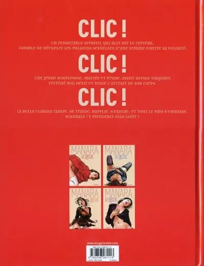 Verso de l'album Le déclic Édition couleur Tome 2