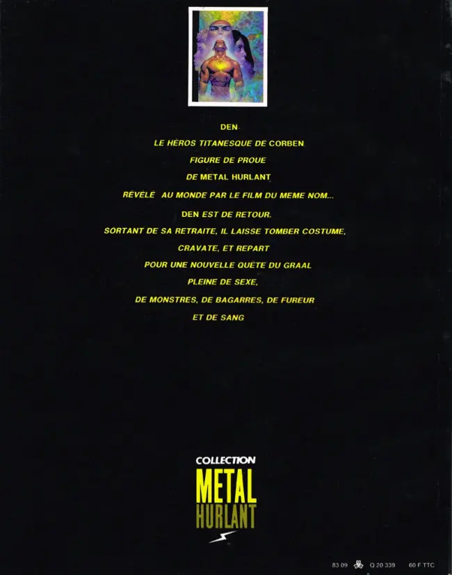 Verso de l'album Den Seconde époque