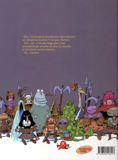 Verso de l'album Donjon Parade Tome 3 Le jour des crapauds