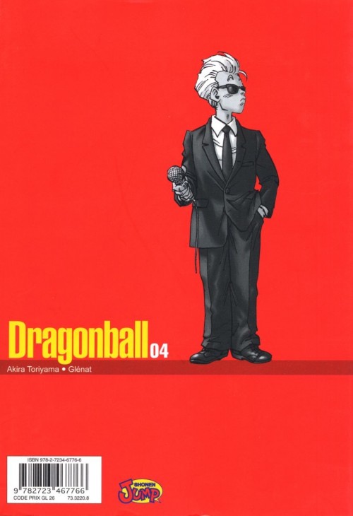 Verso de l'album Dragon Ball 04