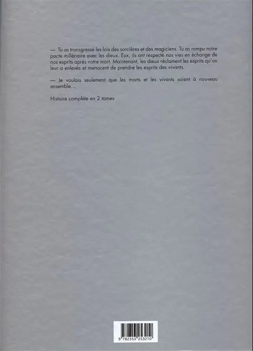 Verso de l'album Duam Tome 2 L'Hiver des Morts