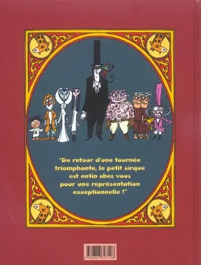 Verso de l'album Étoile Tome 1 Le petit cirque