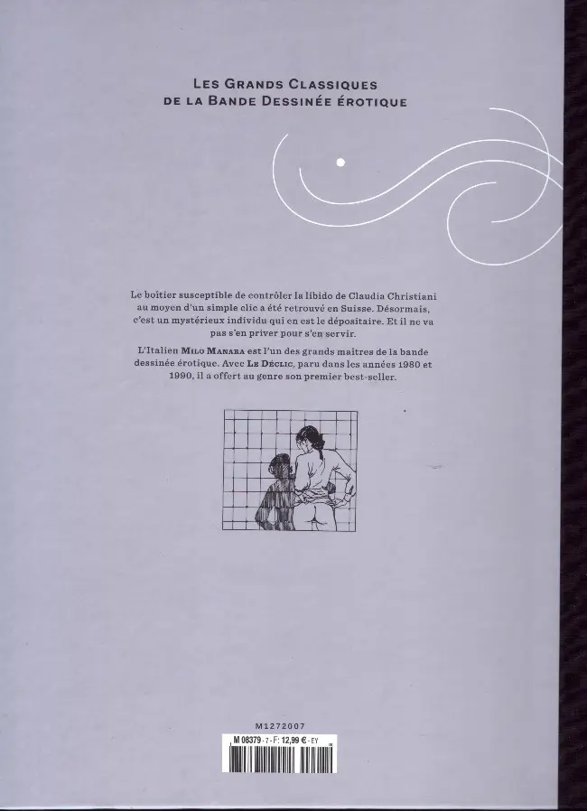 Verso de l'album Les Grands Classiques de la Bande Dessinée Érotique - La Collection Tome 7 Le Déclic - tome 2
