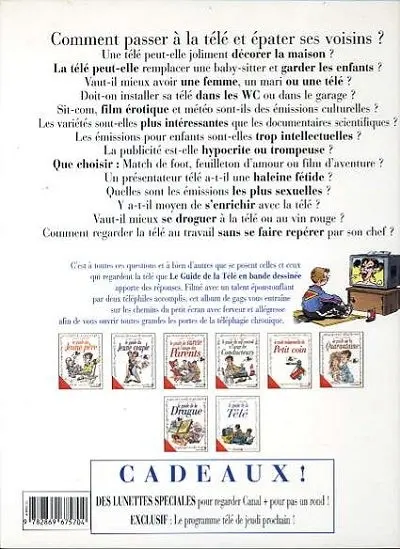 Verso de l'album Le Guide Tome 8 Le guide de la télé