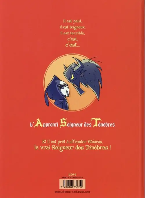 Verso de l'album A.S.T. - L'Apprenti Seigneur des Ténèbres Tome 2 Encore plus méchant !