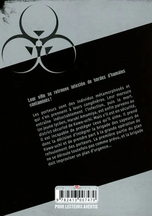 Verso de l'album Infection 3