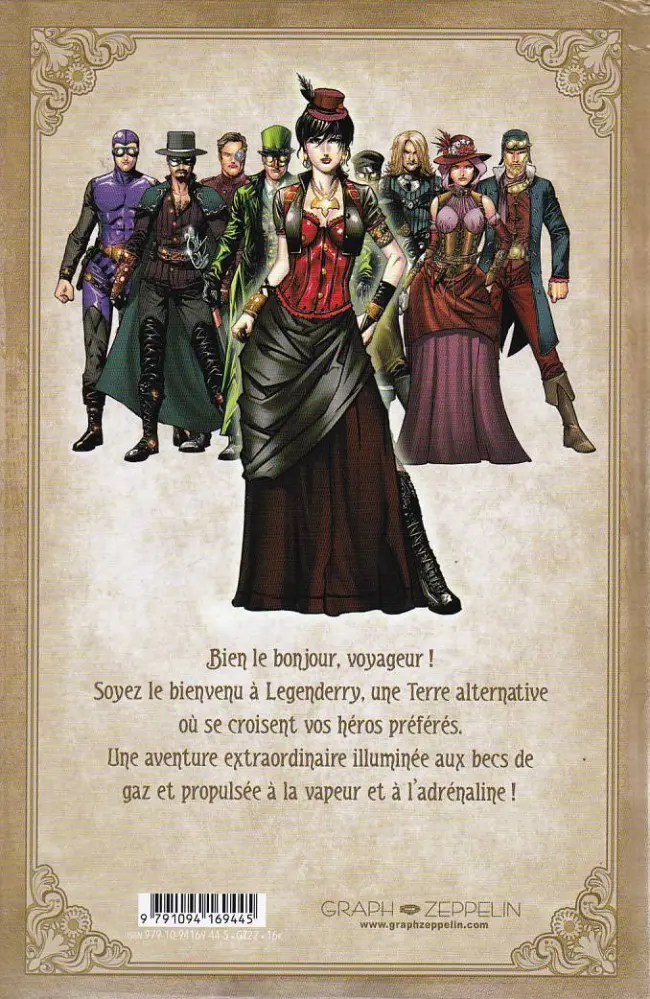 Verso de l'album Legenderry Tome 4 Vampirella