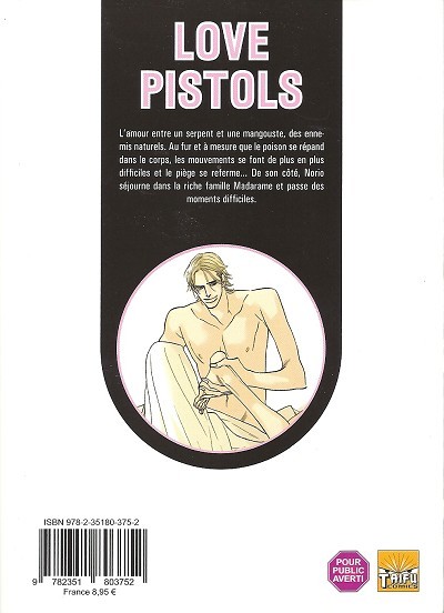 Verso de l'album Love Pistols 3