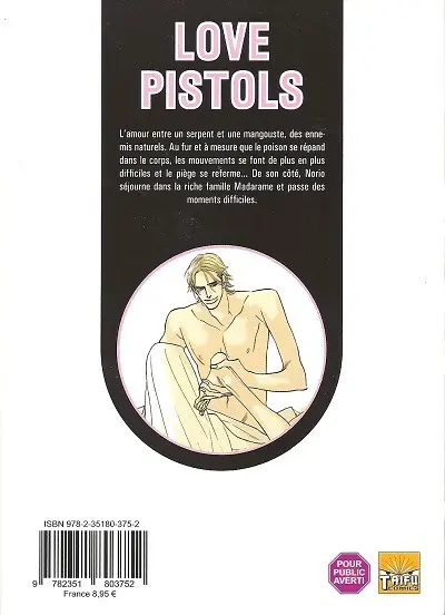 Verso de l'album Love Pistols 3
