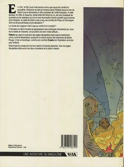 Verso de l'album Les Aigles décapitées Tome 1 La nuit des jongleurs