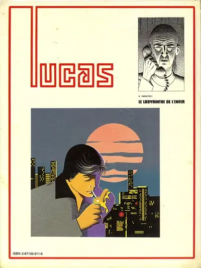 Verso de l'album Lucas Tome 1 La Machination