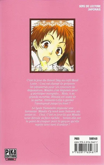 Verso de l'album Maid Sama ! 7