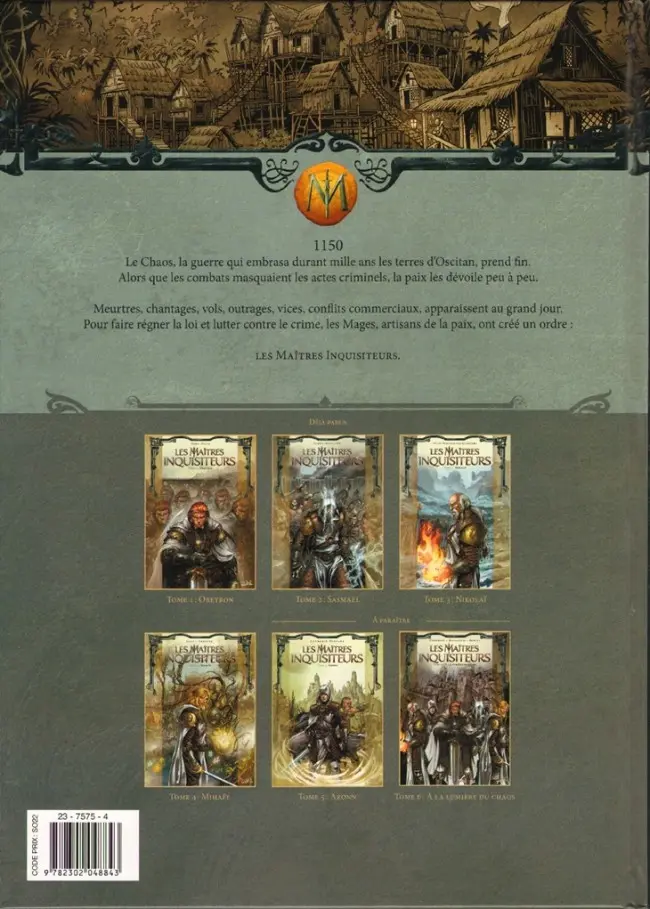 Verso de l'album Les Maîtres inquisiteurs Tome 4 Mihaël