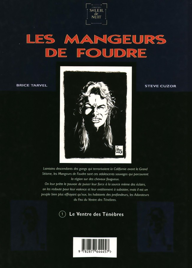 Verso de l'album Les Mangeurs de foudre Tome 1 Le Ventre des Ténèbres