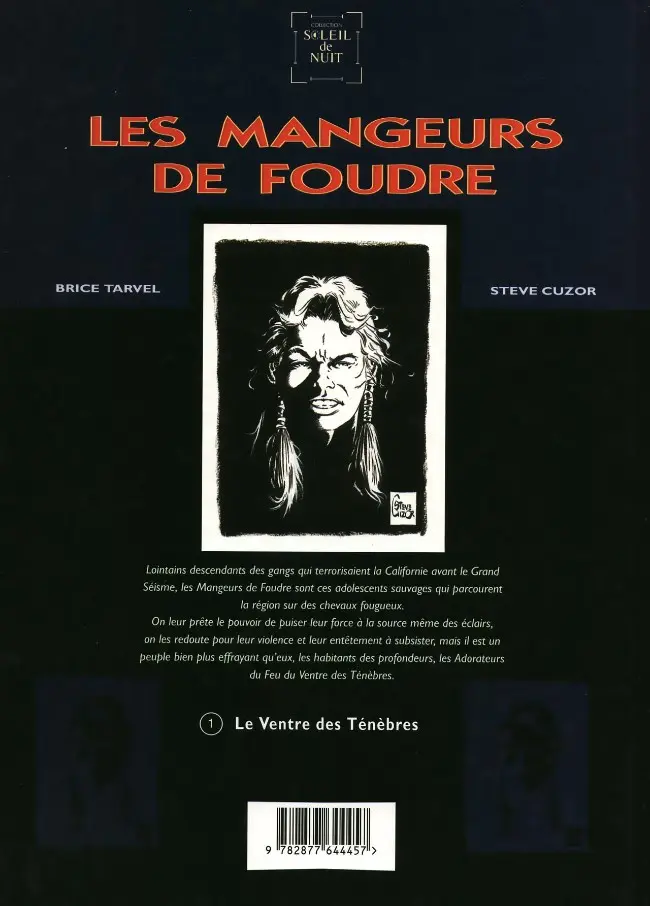 Verso de l'album Les Mangeurs de foudre Tome 1 Le Ventre des Ténèbres