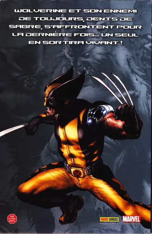 Verso de l'album Marvel - Les grandes sagas Tome 5 Wolverine