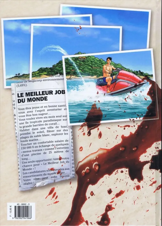 Verso de l'album Le meilleur job du monde Tome 3 Le cobaye