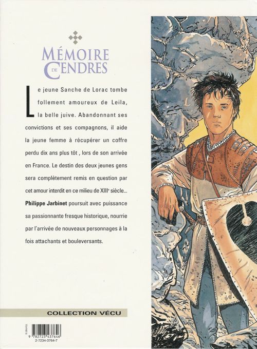 Verso de l'album Mémoire de Cendres Tome 9 Leila
