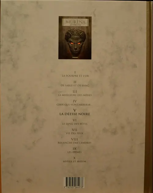 Verso de l'album Murena Le Soir Tome 5 La déesse noire
