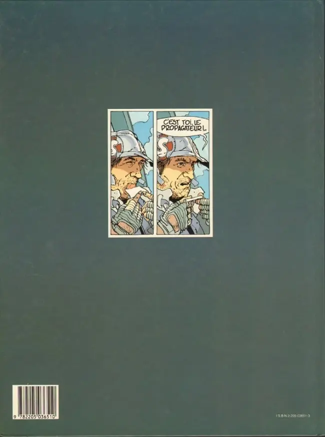 Verso de l'album Péché Mortel Tome 1