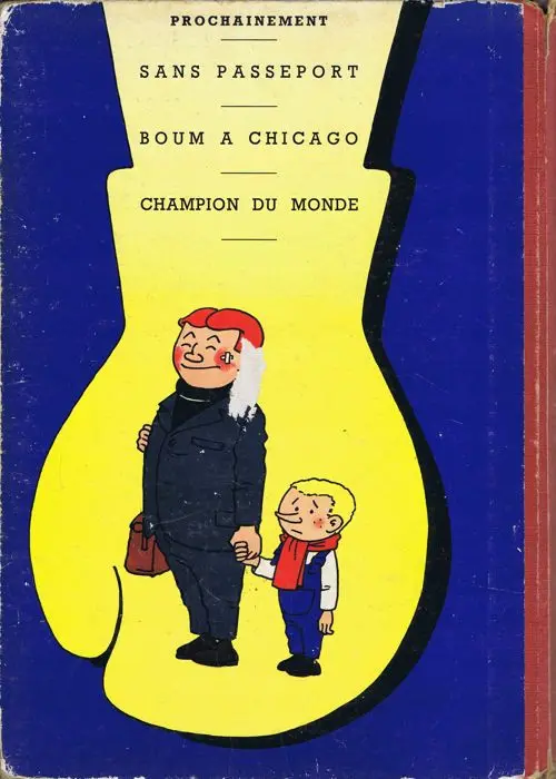 Verso de l'album Les aventures de Placide et Pomalo Les Gants d'or
