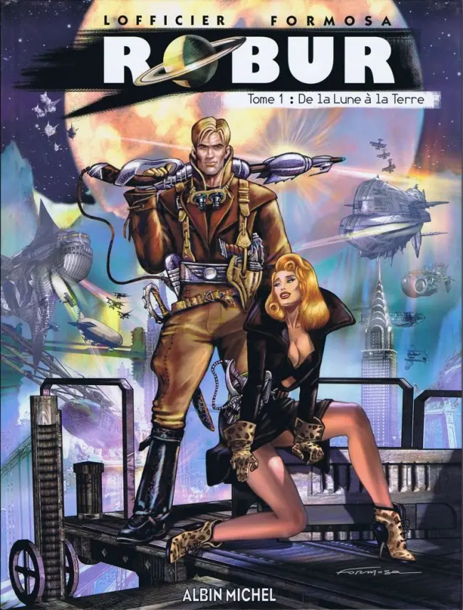 Couverture de l'album Robur Tome 1 De la Lune à la Terre