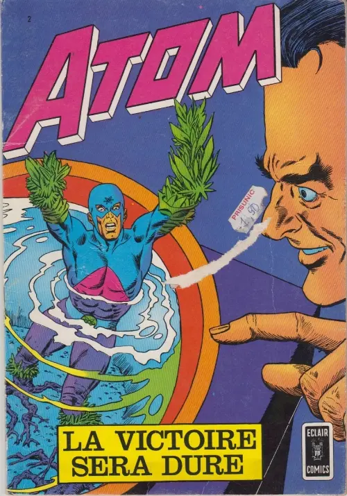 Couverture de l'album Atom Eclair comics Tome 2 la victoire sera dure