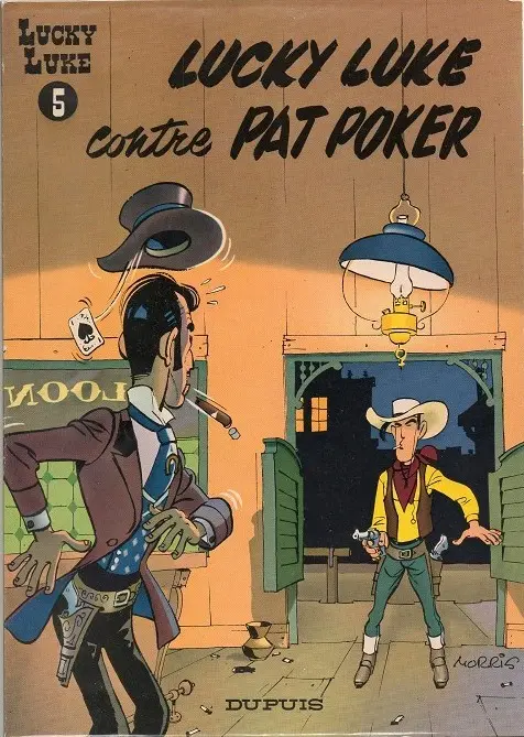Couverture de l'album Lucky Luke Tome 5 Lucky luke contre Pat Poker