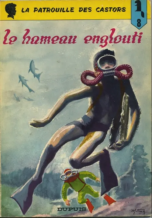 Couverture de l'album La Patrouille des Castors Tome 8 Le hameau englouti