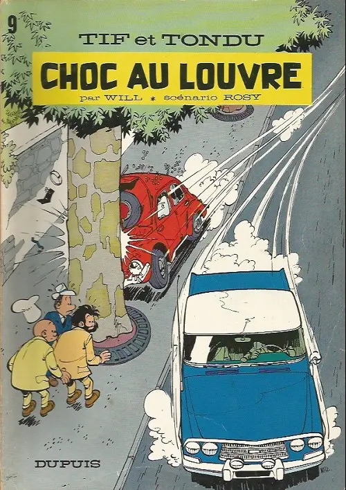 Couverture de l'album Tif et Tondu Tome 9 Choc au Louvre