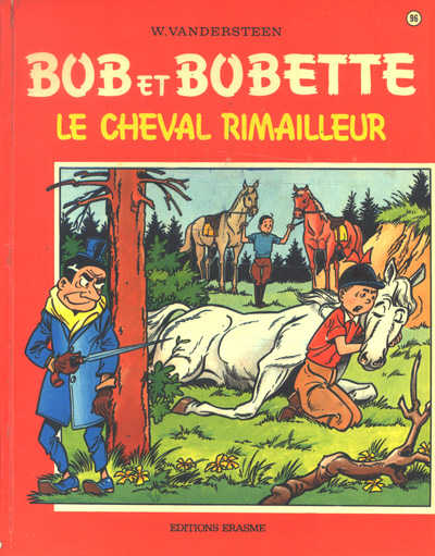 Couverture de l'album Bob et Bobette Tome 96 Le cheval rimailleur