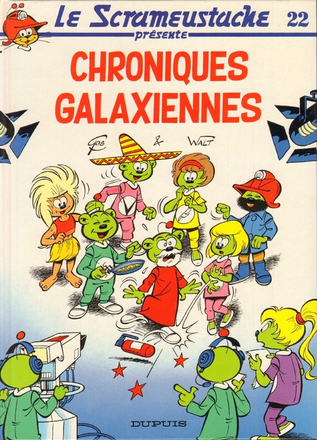 Couverture de l'album Le Scrameustache Tome 22 Chroniques galaxiennes