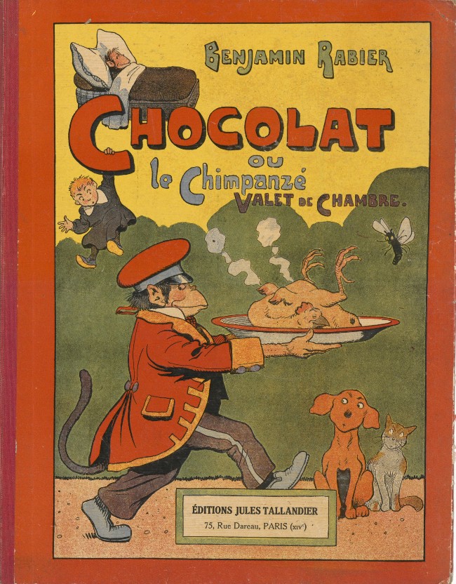 Couverture de l'album Chocolat ou le Chimpanzé Valet de Chambre