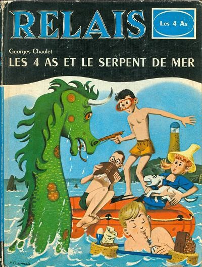 Couverture de l'album Les 4 as Tome 1 Les 4 as et le serpent de mer