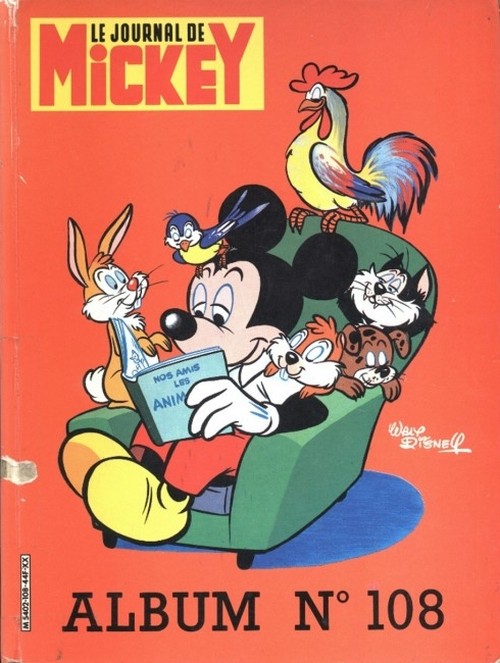 Couverture de l'album Le Journal de Mickey Album N° 108