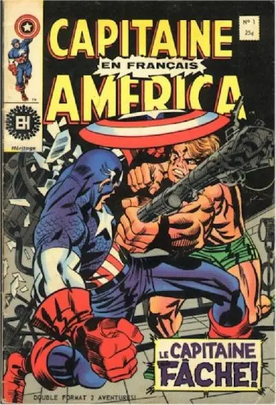 Couverture de l'album Capitaine America Tome 1 Le capitaine se fâche !...