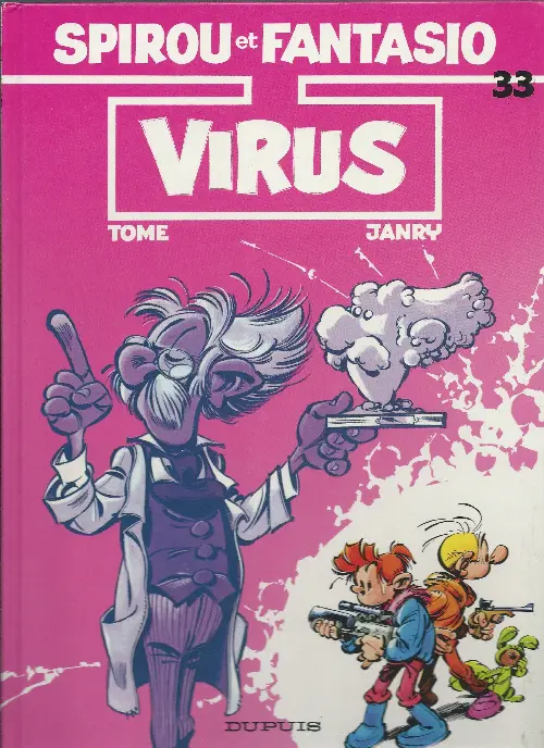 Couverture de l'album Spirou et Fantasio Tome 33 Virus