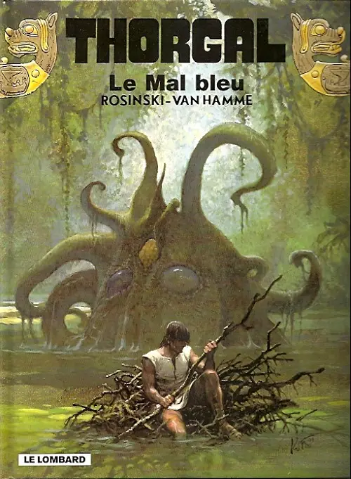 Couverture de l'album Thorgal Tome 25 Le Mal bleu