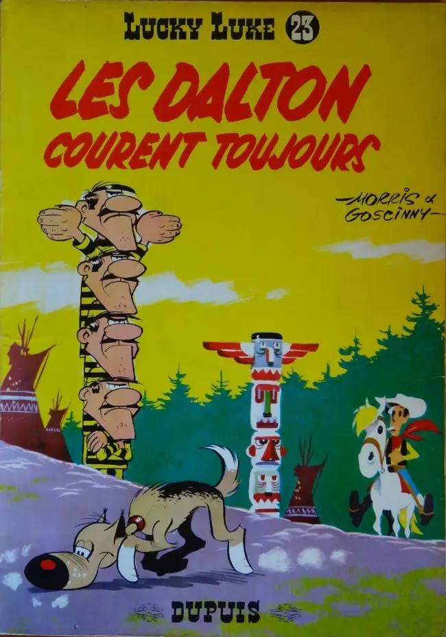 Couverture de l'album Lucky Luke Tome 23 Les Dalton courent toujours