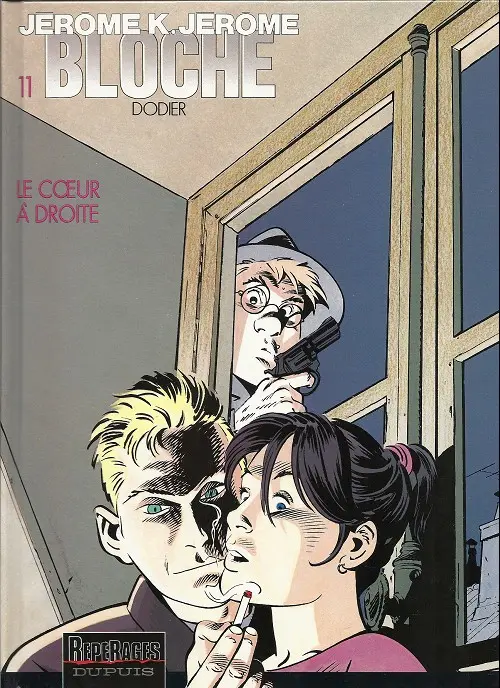 Couverture de l'album Jérôme K. Jérôme Bloche Tome 11 Le cœur à droite