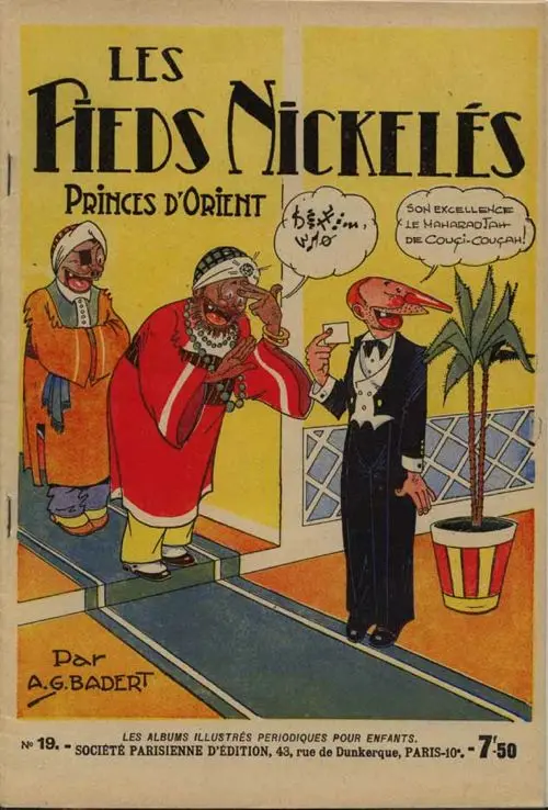 Couverture de l'album Les Pieds Nickelés Tome 19 Les Pieds Nickelés Princes d'Orient