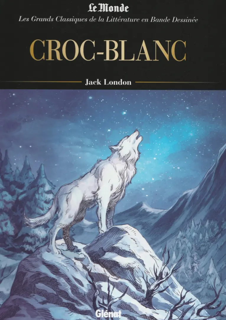 Couverture de l'album Les Grands Classiques de la littérature en bande dessinée Tome 33 Croc-Blanc